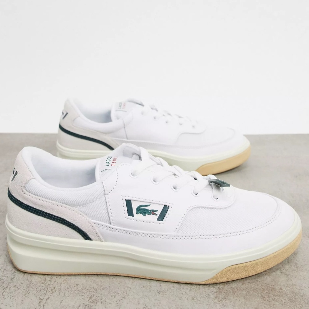 Lacoste g80 chunky sneakers in white